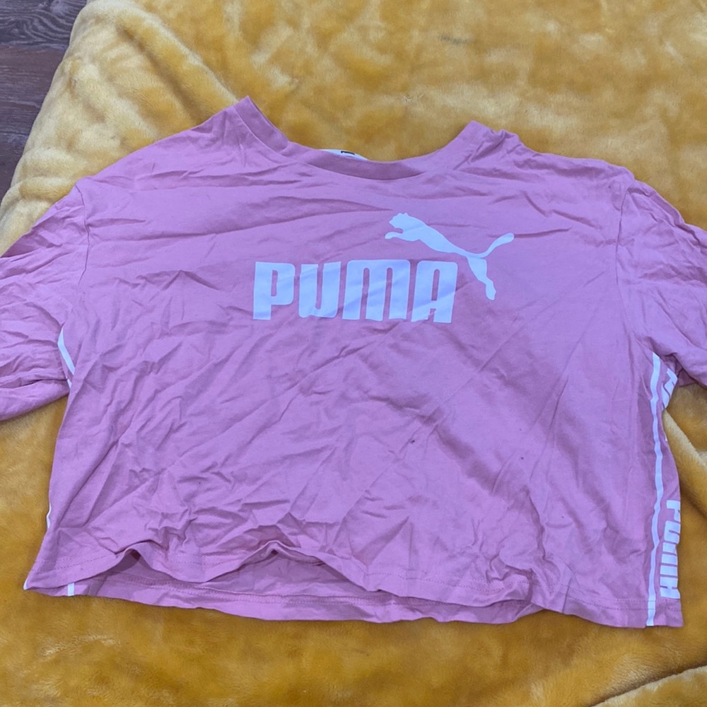 Pune light pink crop top never worn no tags